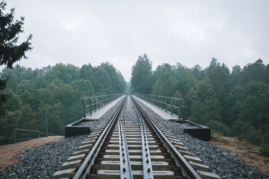 On the bridge